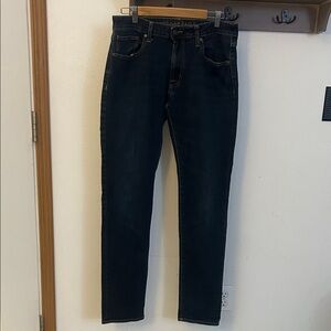 American Eagle Outfitters Men's Slim straight, flex, Dark Blue Jeans size 34x36